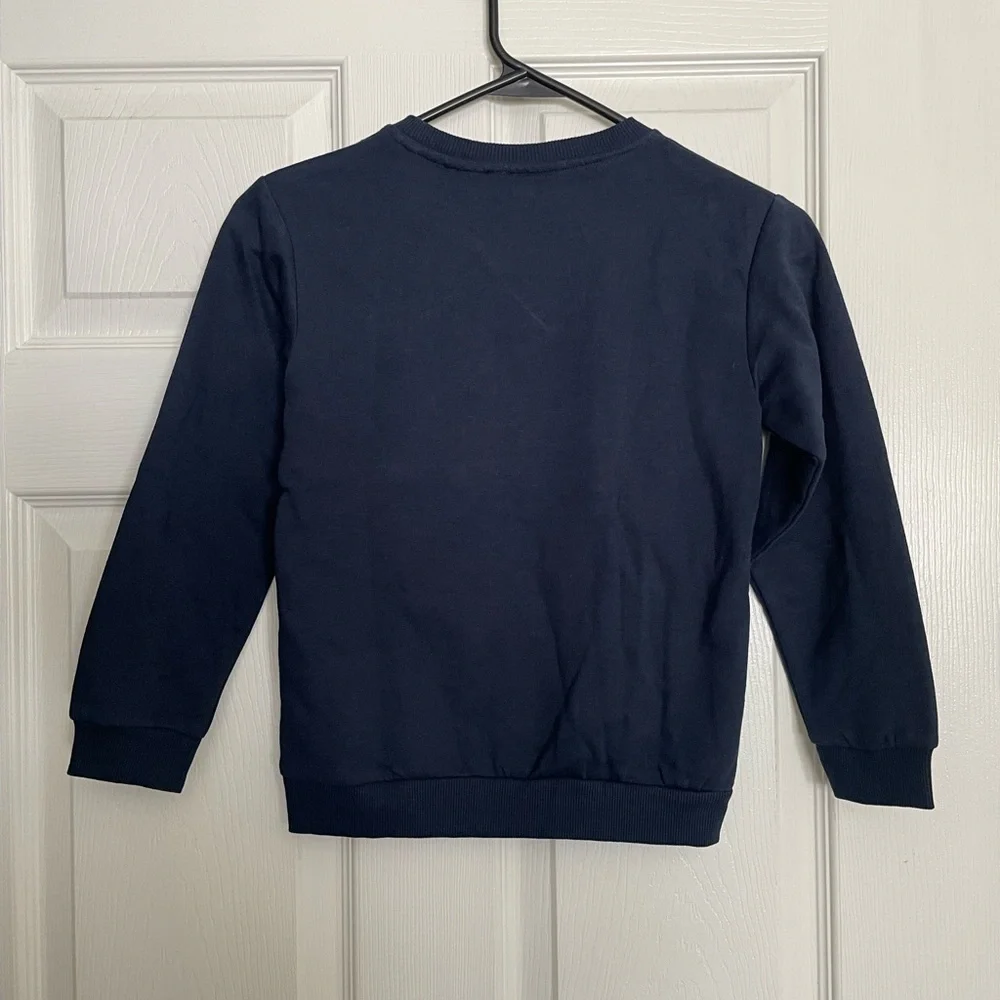 NWT Marvel Kids Navy Sweatshirt with Avengers Design 4-6 Years Old Hulk Iron Man